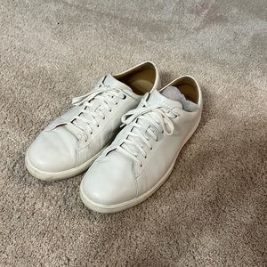 Mens White sneakers.  Size 10.5 Cole Haan Grand